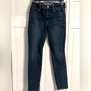 american eagle jeans, stretchy skinny jeans size 8